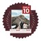 Dark Red Suede Mat Board for 13x19 Frames - Fits 12x14 Photos